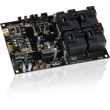 Fusion 4-Channel High-Power Relay Controller with 16 GPIO or ADC and I2C